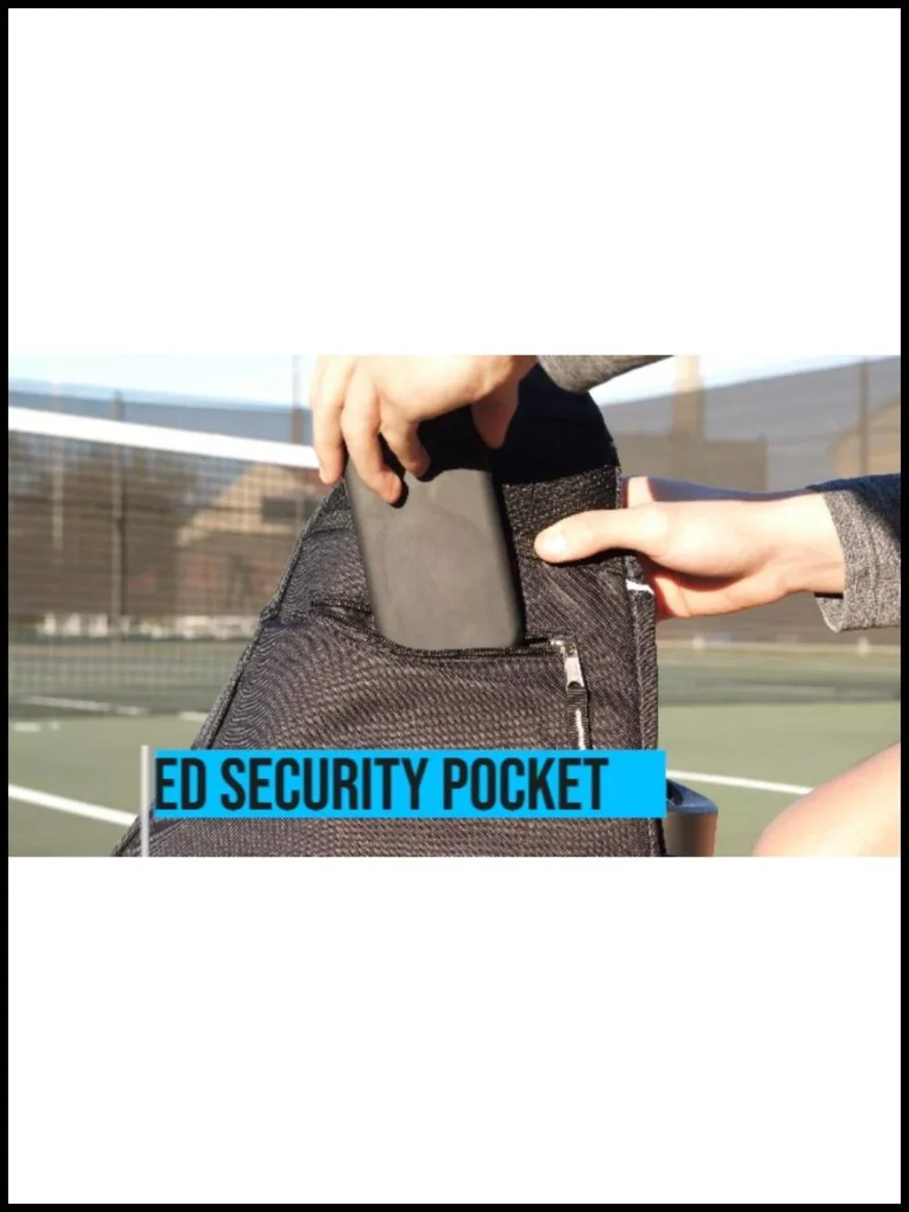Sling Bag Crossbody Backpack for Pickleball Tennis Travel